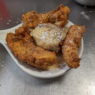 Chicken and Bread Pudding
