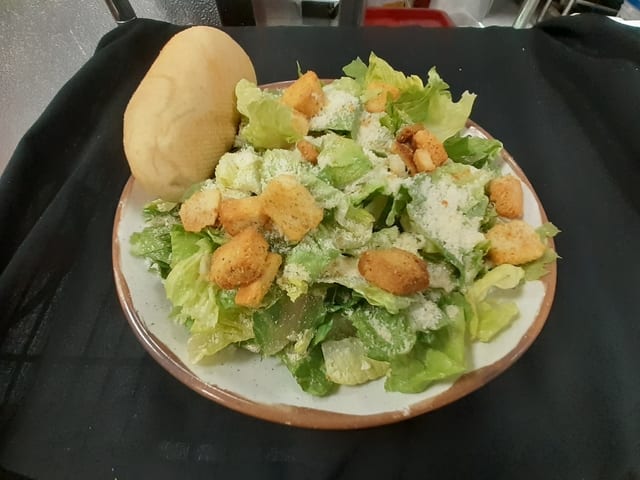 Chicken Caesar Salad.